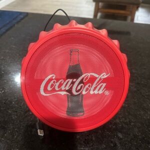 Coca Cola Red Bottle Cap Bluetooth Speaker